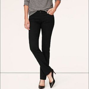 Ann Taylor Modern Fit black Skinny velvet pants. Never worn with tags attached.